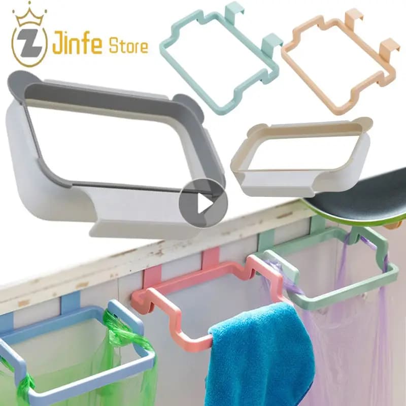 1 pz armadio da cucina porta cestino appeso pattumiera pattumiera porta sacco della spazzatura portatile cucina porta sacco della spazzatura gadget da cucina