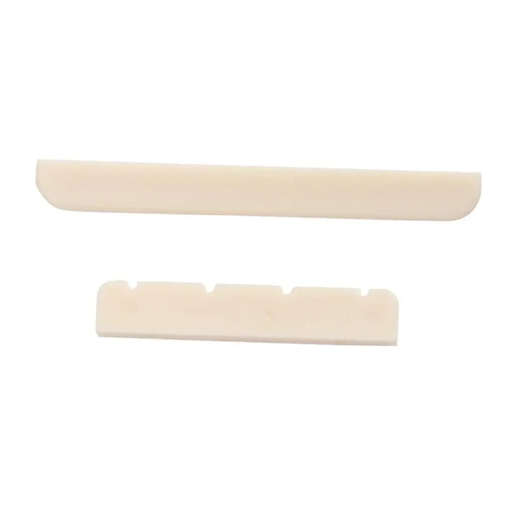 Set di Ponticelli e Capotasti in Plastica per Ukulele, Accessorio Leggero per Strumenti Musicali, Ricambio per Ukulele