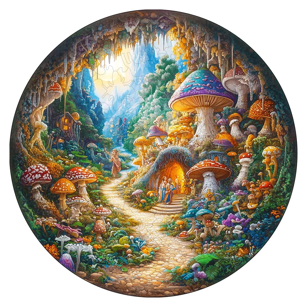 Passaggio in un regno dove la natura incontra l'immaginazione con il nostro puzzle Magic Forest Plant Nature! Questo splendido puzzle presenta un vibr