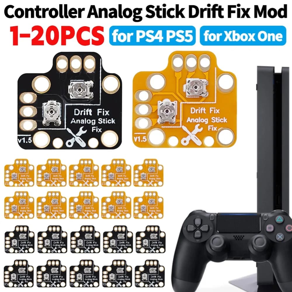 1-20 Pcs Gamepad Joystick Drift Scheda di riparazione Controller Analogico Thumb Stick Drift Fix Mod per PS4 PS5 Xbox One Xbox Series S/X