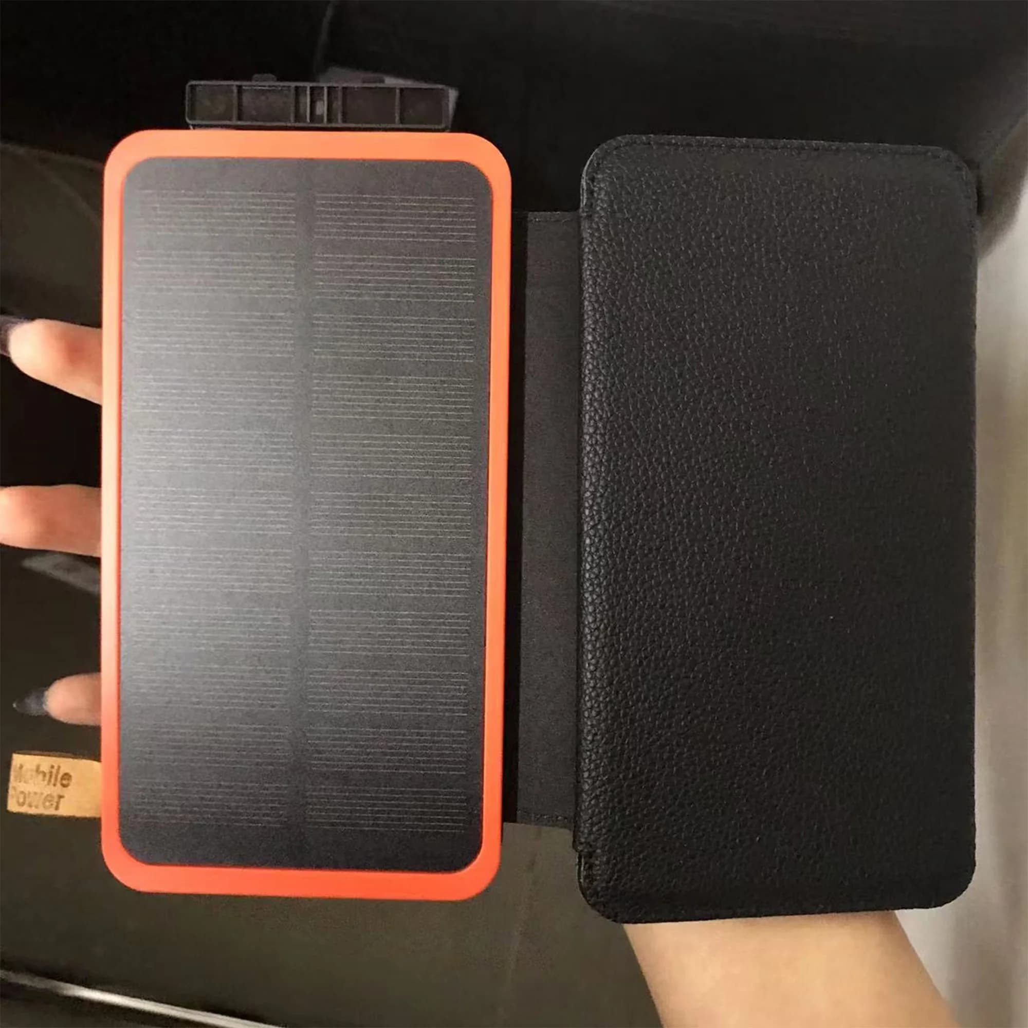 Solar Power Bank Ricarica rapida USB Pannello ribaltabile 20000mAh Stazione solare iOS/Android doppia ricarica solare/Tipo C portatile per il campeggio