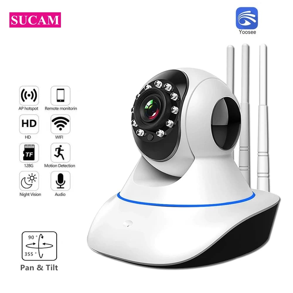 YOOSEE Wireless 2MP telecamera IP telecamera Wifi telecamera di sorveglianza di sicurezza domestica con Wifi Baby Monitor Audio bidirezionale 15M infrarossi
