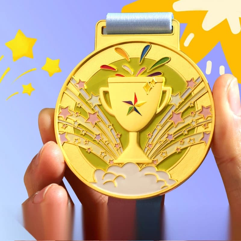 MEDALIE for children for sports competitions, including football, basketball, volleyball, tennis and other series