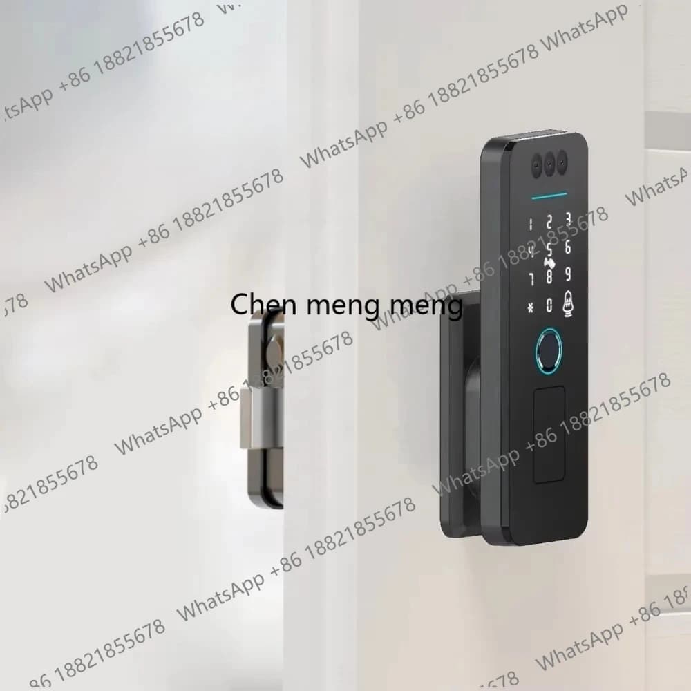 Serratura Intelligente per Porta con Riconoscimento Facciale 3D, Impronta Digitale, Password e Scheda, Wi-Fi Tuya, Sicurezza Digitale