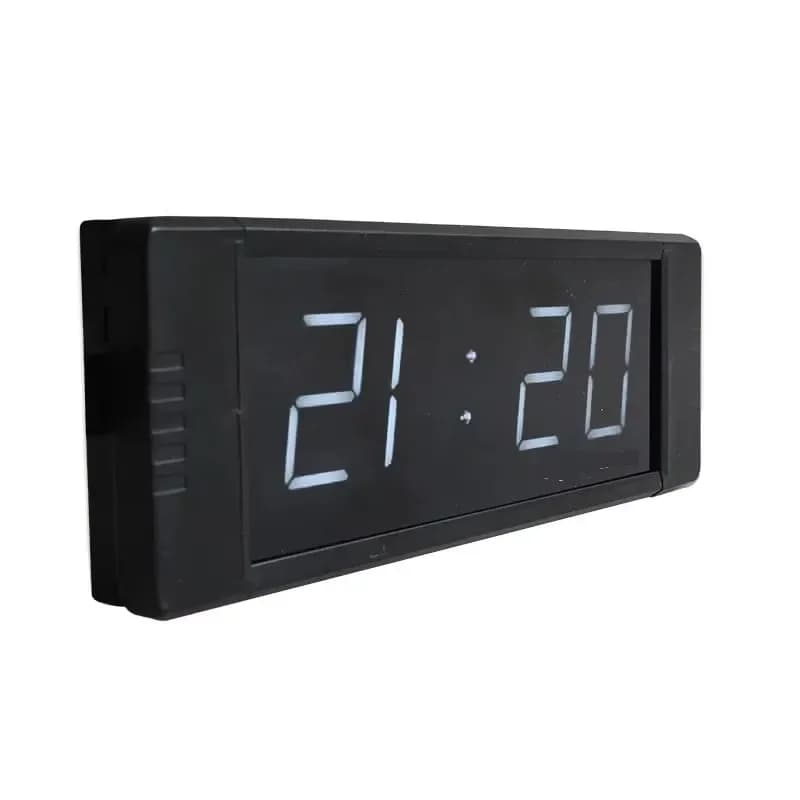 La migliore vendita Mini display bianco da 1 pollice Orologio elettronico con diodo luminescente Conto alla rovescia digitale intelligente da tavolo montato a parete