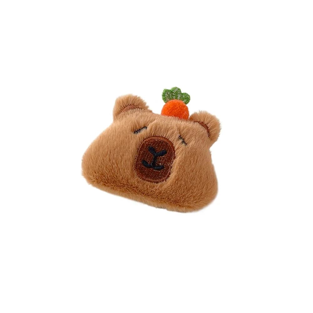 Funny Blossom Hair Ring Funny Kawaii Animated Cartoon Clips Duck Clips for Kids Animal Alloy Claw Clips
