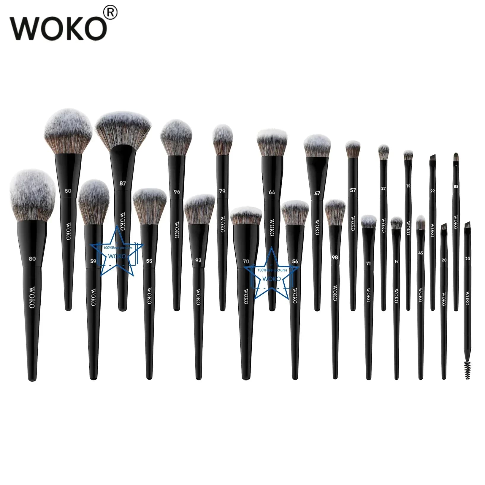 Professional foundation powder Evidence Cream Contour Fard Makeup Brushes Corrector Shade Liner Eyebrow Brush