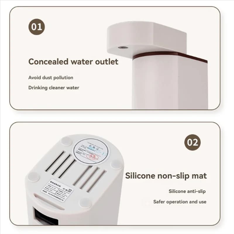 B98A-Dispenser d'acqua da viaggio portatile Depuratore d'acqua Smart Touch Screen Fortravel Andhome Spina UE