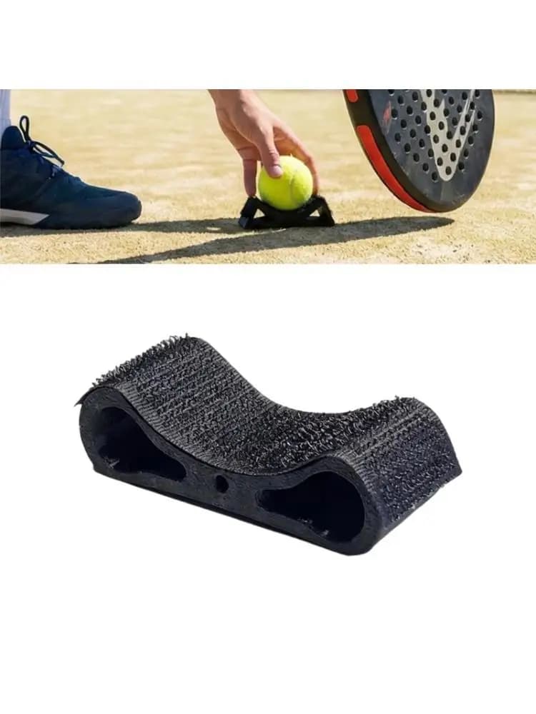 Raccoglitori palline da tennis 652F con impugnatura curva Dispositivo raccolta portatile per raccoglitori palline da
