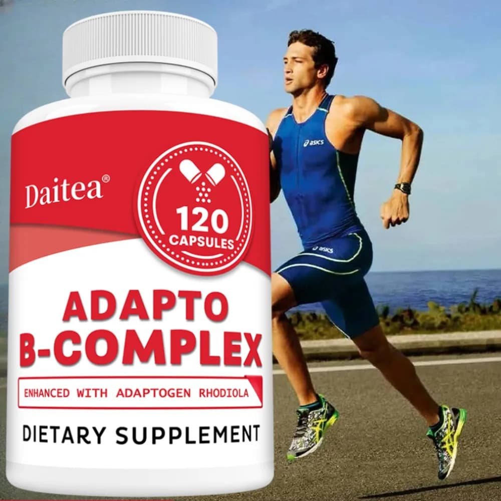 Vitamin B Complex Capsules Help Relieve Fatigue, Improve Digestion, Reduce Stress, Better Mood Support, Immune Supplement