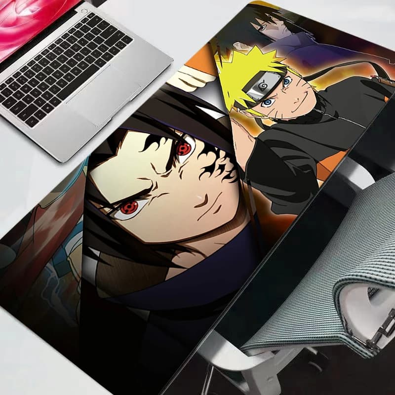 Tappetino per mouse XXL Anime Naruto Gamer Tappetino per mouse per computer Accessori da gioco Tablet Varmilo Tastiera Mausepad resistente per giochi di grandi dimensioni