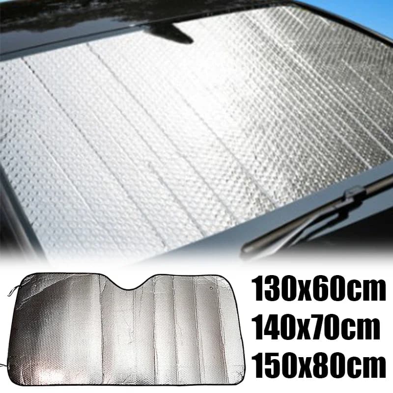 Protezione UV Copertura per visiera per parabrezza per tenda protettiva solare per auto Parasole per finestrino anteriore per auto retrattile per autoveicoli