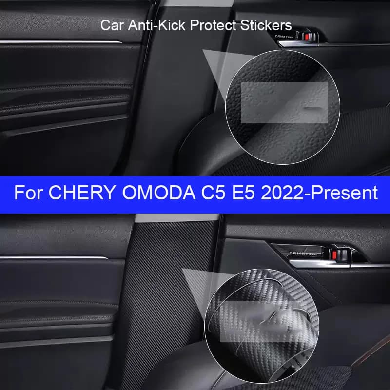 Car B-Pillar Anti-Calcio Protect Pad For CHERY OMODA C5 E5 2022-2026 Anti-Spo Anti-Spo Heavy Duty Clamps Exterior Accessories