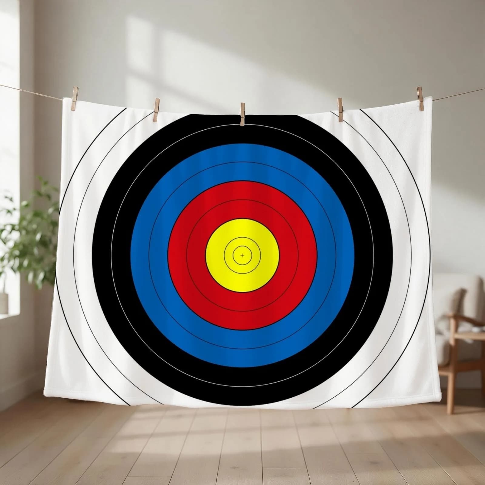 Archery Target Target Face Throw Blanket Sofa Throw Picnic halloween Quilt Blankets