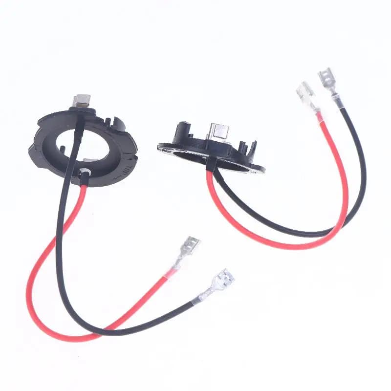 Accessorio Base Lampada Durevole a 2 Pezzi per Golf 5 MK5 Jetta, Adattatore Portalampada H7 LED per Fari, Supporto di Fissaggio