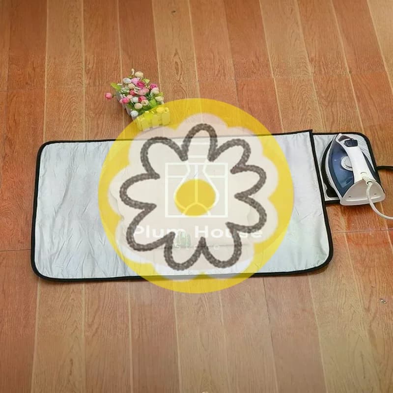 Foldable Ironing Blanket Ironing Mat Thick Portable Travel Ironing Pad Isolate Heat Pad Cover For Washer Dryer Table Top Counter