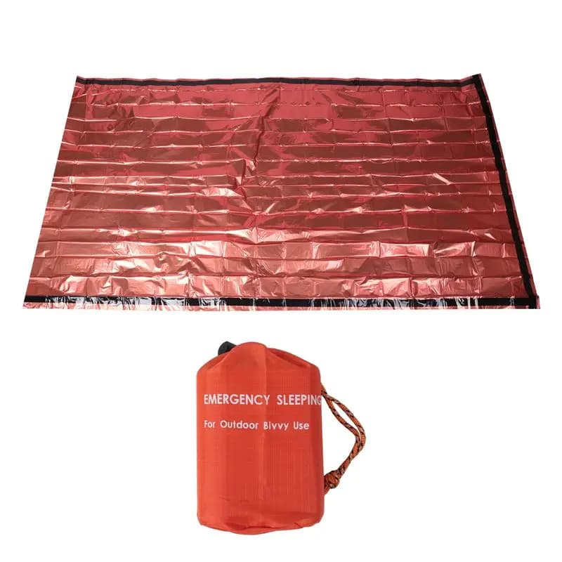 Emergency Sleeping Bag 2 Person Survival Sleeping Bags Thermal Bivy Sack Emergency Blanket For Camping Hiking Eco-Friendly