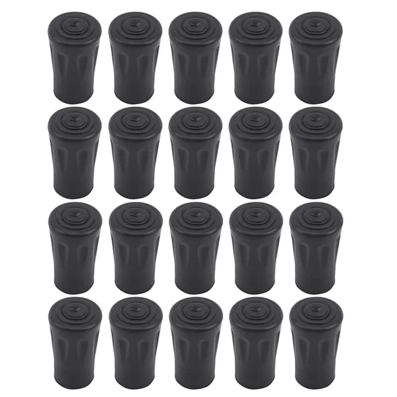 10/20 pieces trekking stick Nordic walking stick climbing rod replacement Alpenstock camping outdoor excursion cap protection rubber material