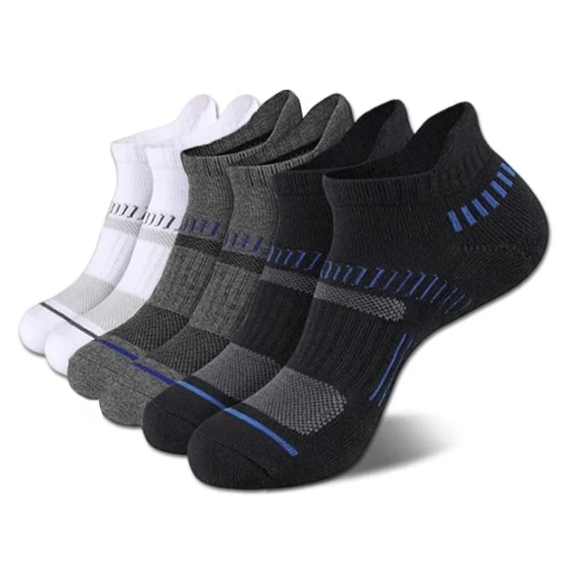 3 pairs of casual racing socks, versatile and breathable for sportswear that absorb sweat