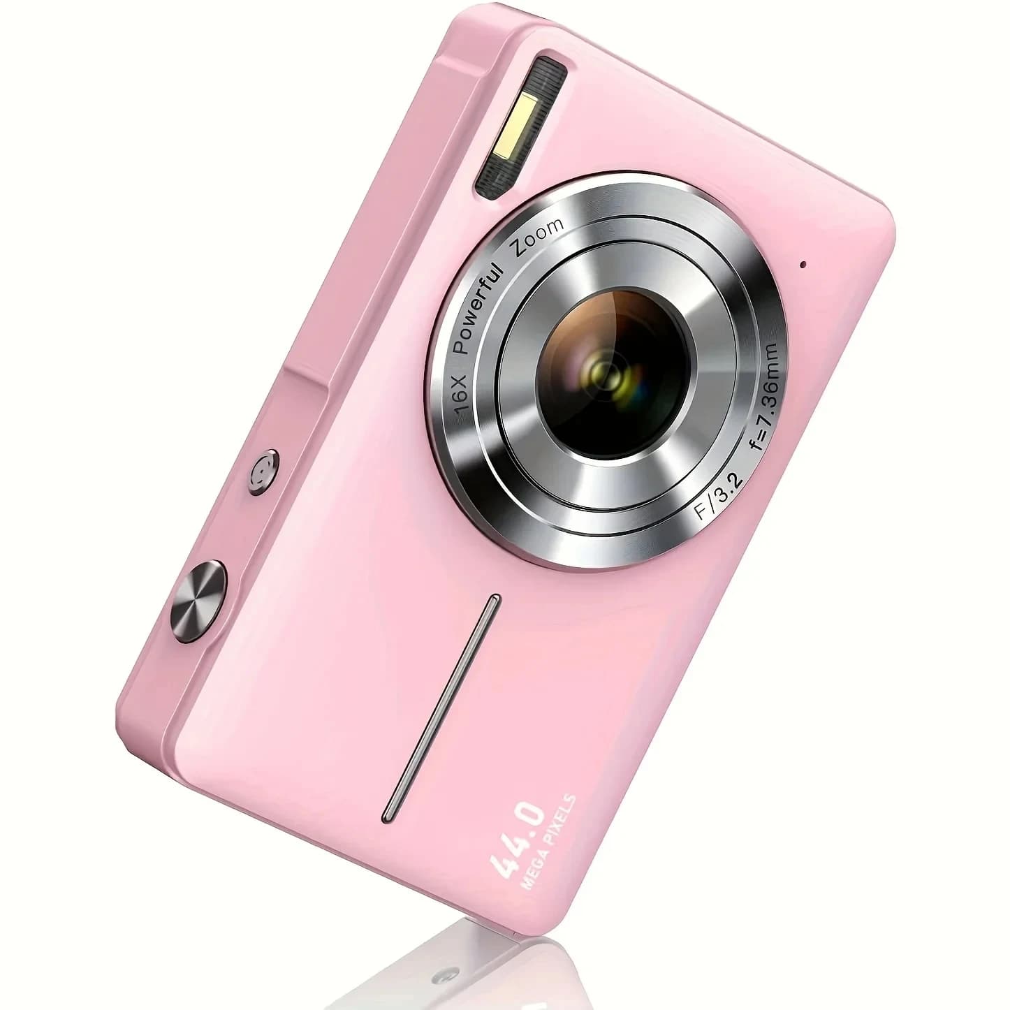 Fotocamera digitale per bambini con zoom 16x, 1080P, 44MP, compatta, facile da usare, per principianti, per bambini e studenti