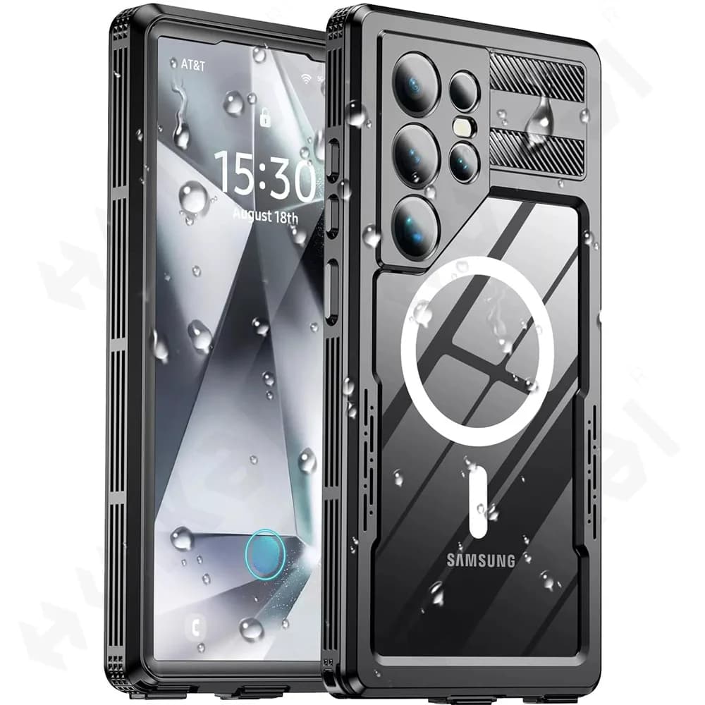 Case For Galaxy S25 S24 S23 Ultra Plus Waterproof Shockproof IP68 Underwater Built Screen Protector Anti-Scratch 360 Cover