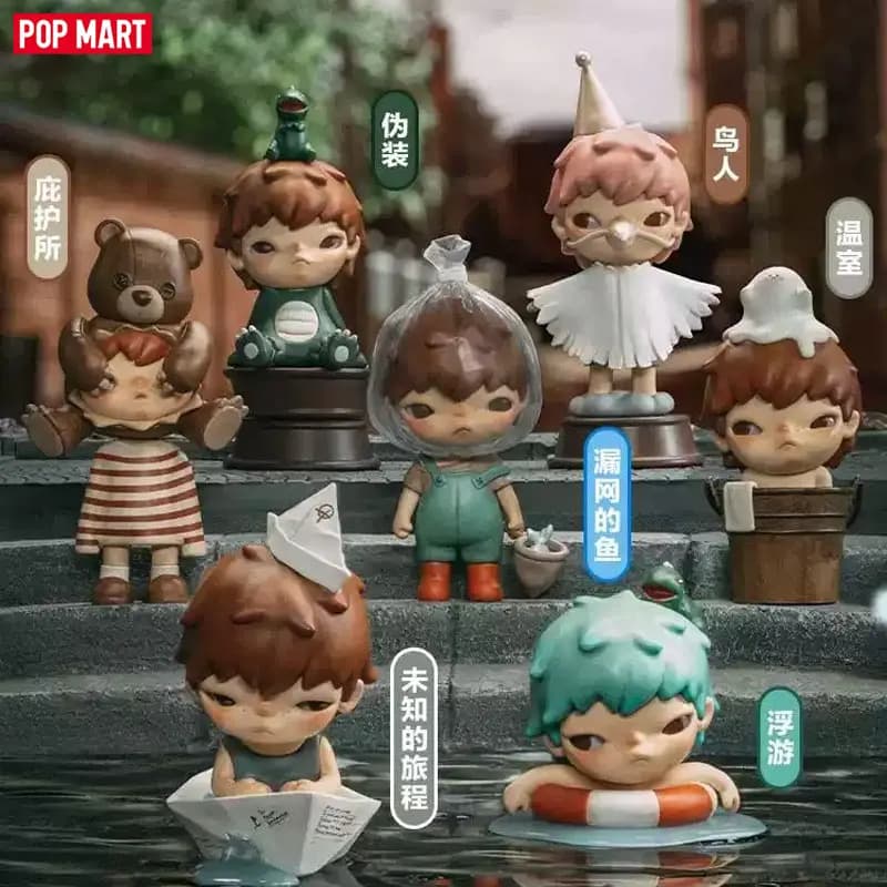 POPMART HIRONO Little Mischief Series Blind Box Toys Mystery Box Collection Figure Caja Surprise Box Kawaii Model Birthday Gift