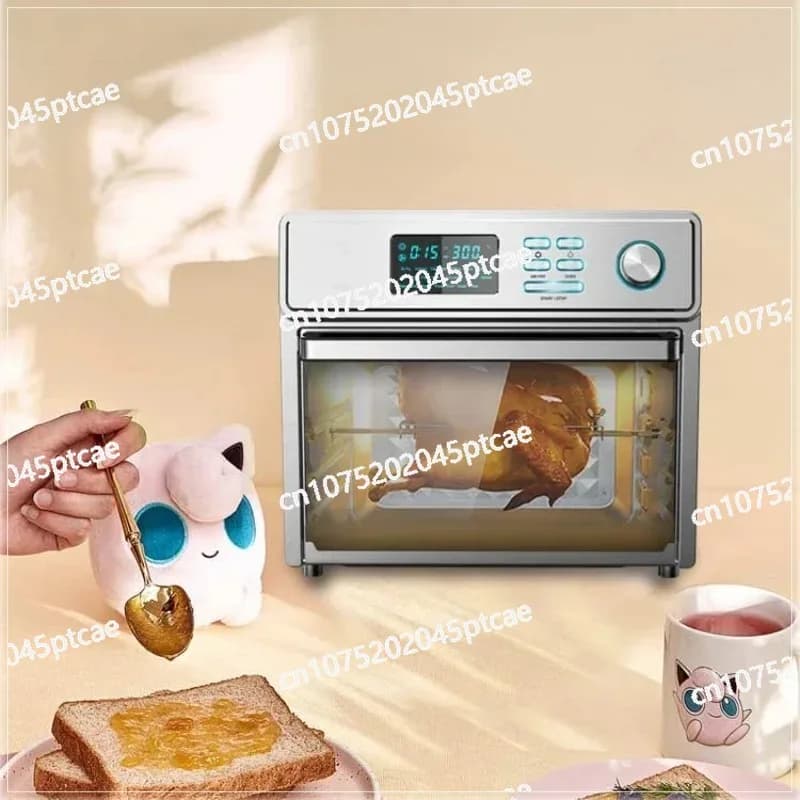 Stainless Steel Air Fryer Oven Homecon Led Digital Custom 25 Qt 21 in 1 Multifunctional