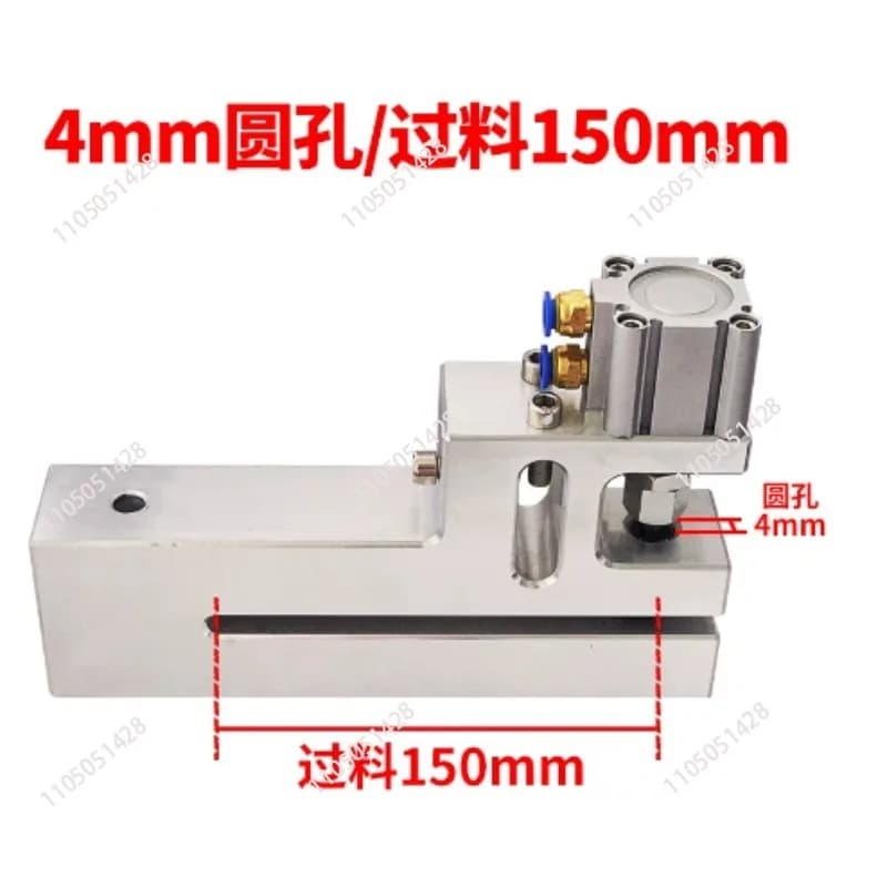 Punzonatrice Pneumatica a Foro Rotondo per Sacchetti in Plastica, Larghezza di Passaggio Materiale 150mm, Macchina per Punzonatura di Film PP e PE per Imballaggio