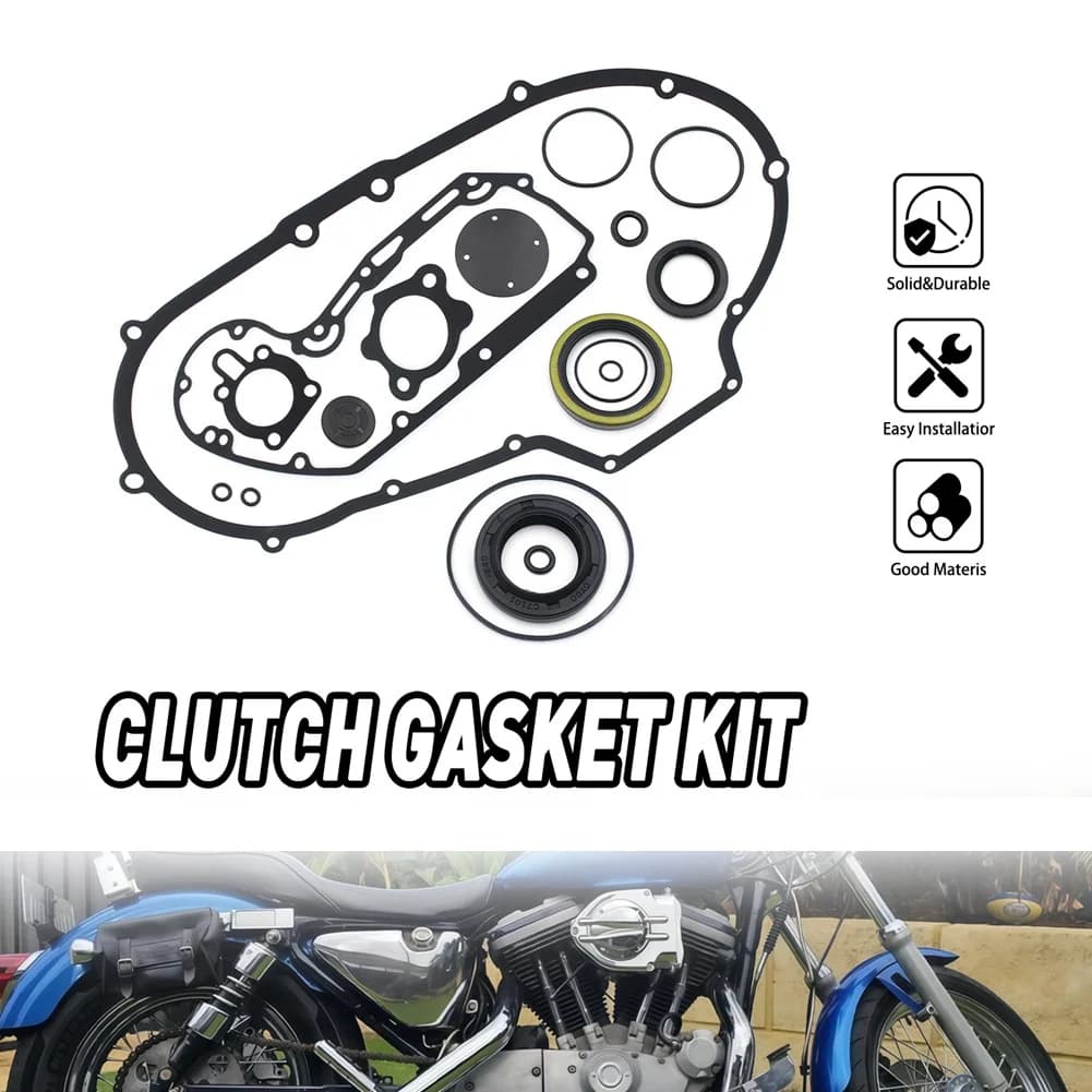Kit guarnizioni coperchio frizione primario moto per accessori Davidson Sportster 1200 XLH1200 1989-2003