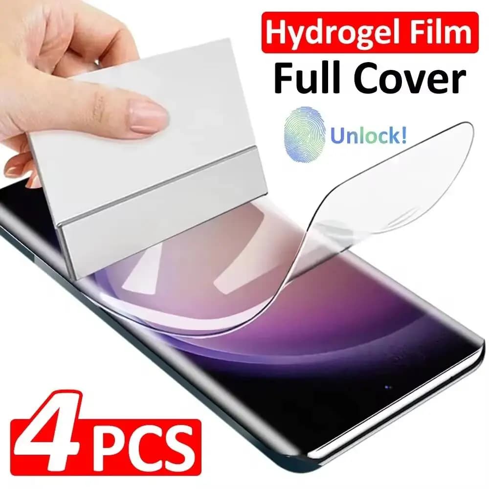 Pellicola Idrogel 1-4 Pezzi per Xiaomi Poco M7 X7 F7 M6 X6 X5 F6 F5 Redmi Note 15 14 13 Pro 12 11 10 9 11S 14C C71 C65 Protezione Schermo