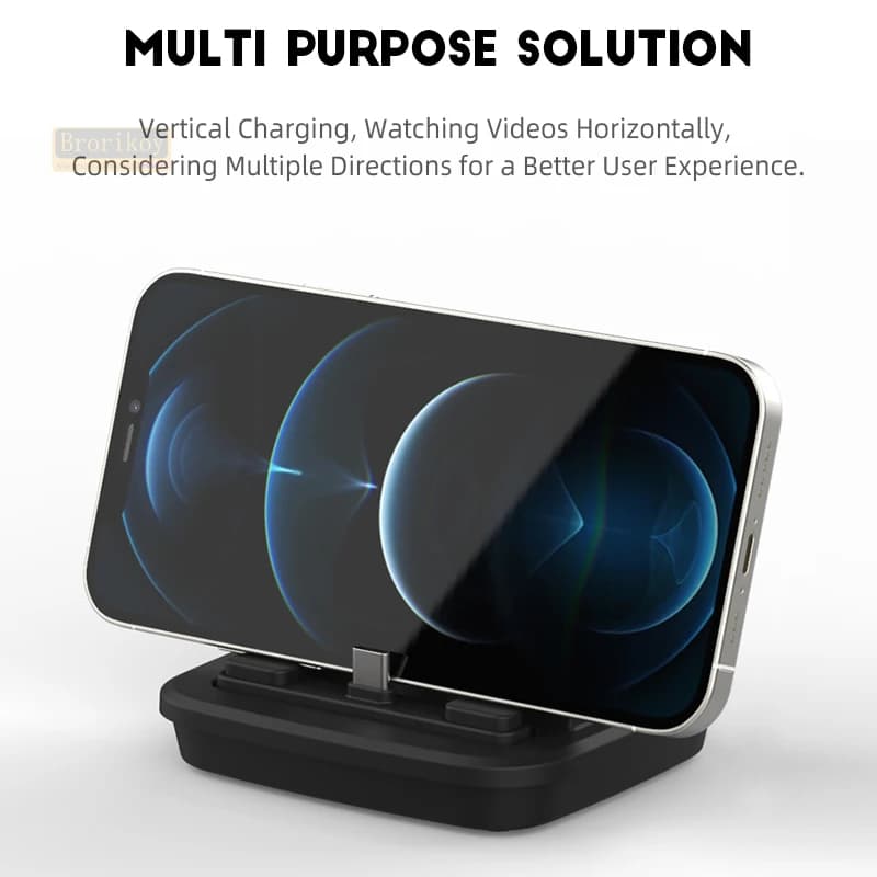 Supporto di Ricarica USB-C 120W, Stazione di Ricarica Rapida PD per Smartphone, Compatibile con Cellulari Tipo C Universali