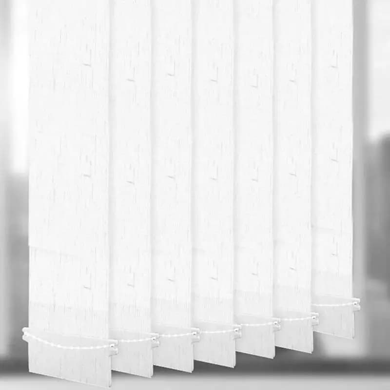 G92C Piastra base in plastica Set 10 accessori per lamelle con peso inferiore per tenda verticale bianca