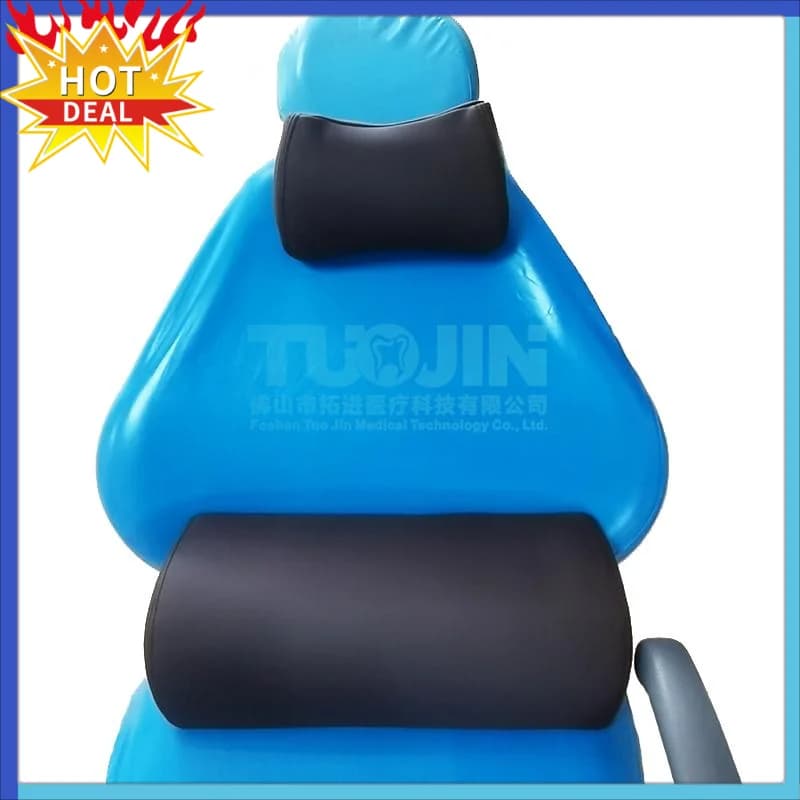 Cuscino per la testa della poltrona odontoiatrica Cuscino cervicale Cuscino lombare Uso per sedia odontoiatrica Memory Foam Cuscino per massaggio lombare per ufficio Supporto per la schiena