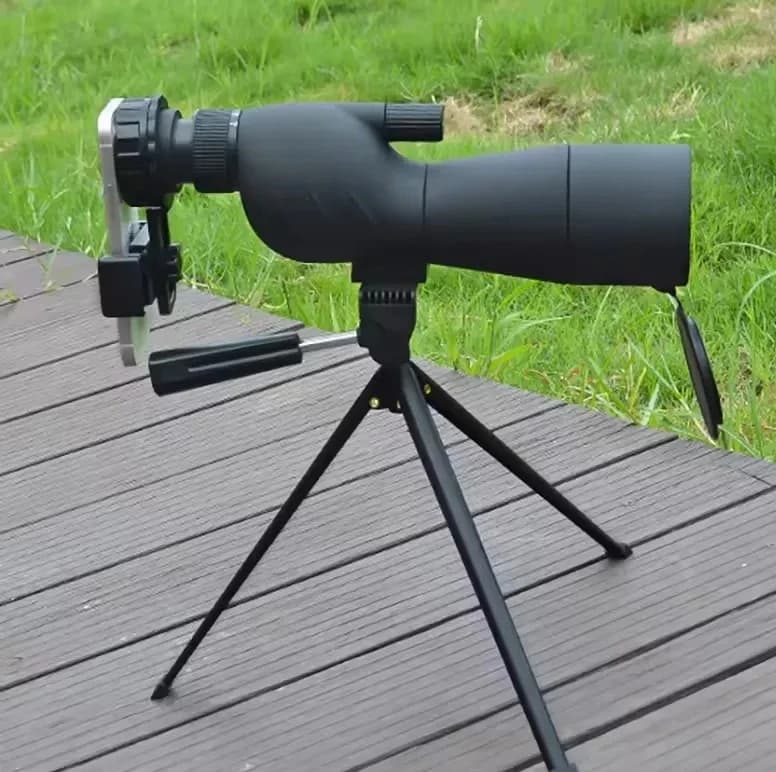 Cannocchiale Zoom 25-75x60 HD ad Alta Potenza con Prisma Bak4 per Campeggio, Birdwatching e Caccia