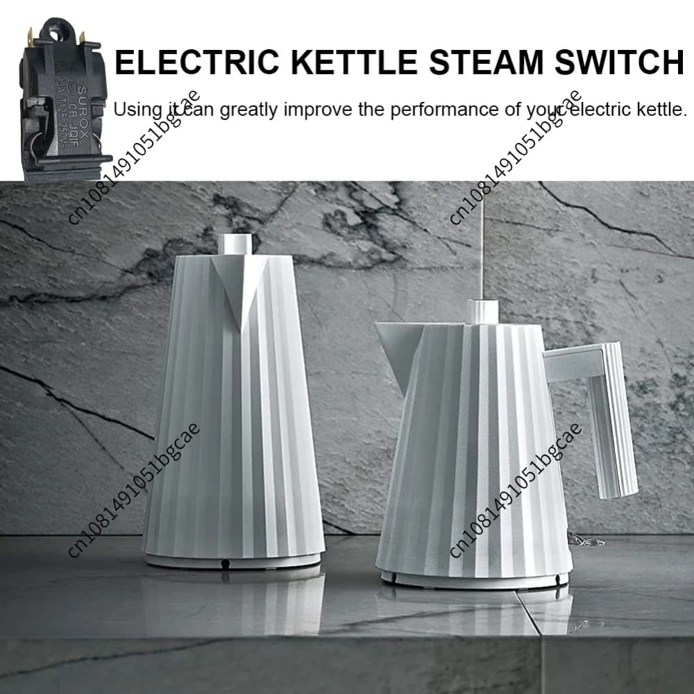 Electric Kettle Power Switch Boiler Thermostat Switch 13A 250V Power Switch Universal Kettles Thermostat Switch Plastic+Metal
