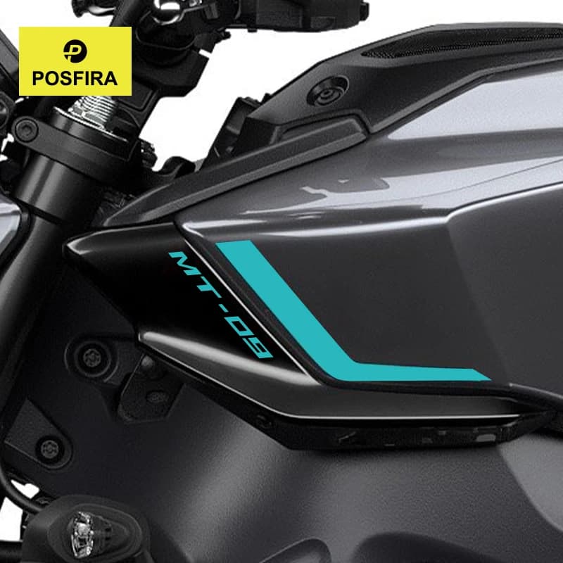 POSFIRA Moto Carenatura Adesivi Decalcomanie Del Vinile per Yamaha MT09 2025 2024 MT 09 MT-09 Moto Decorazione Accessori