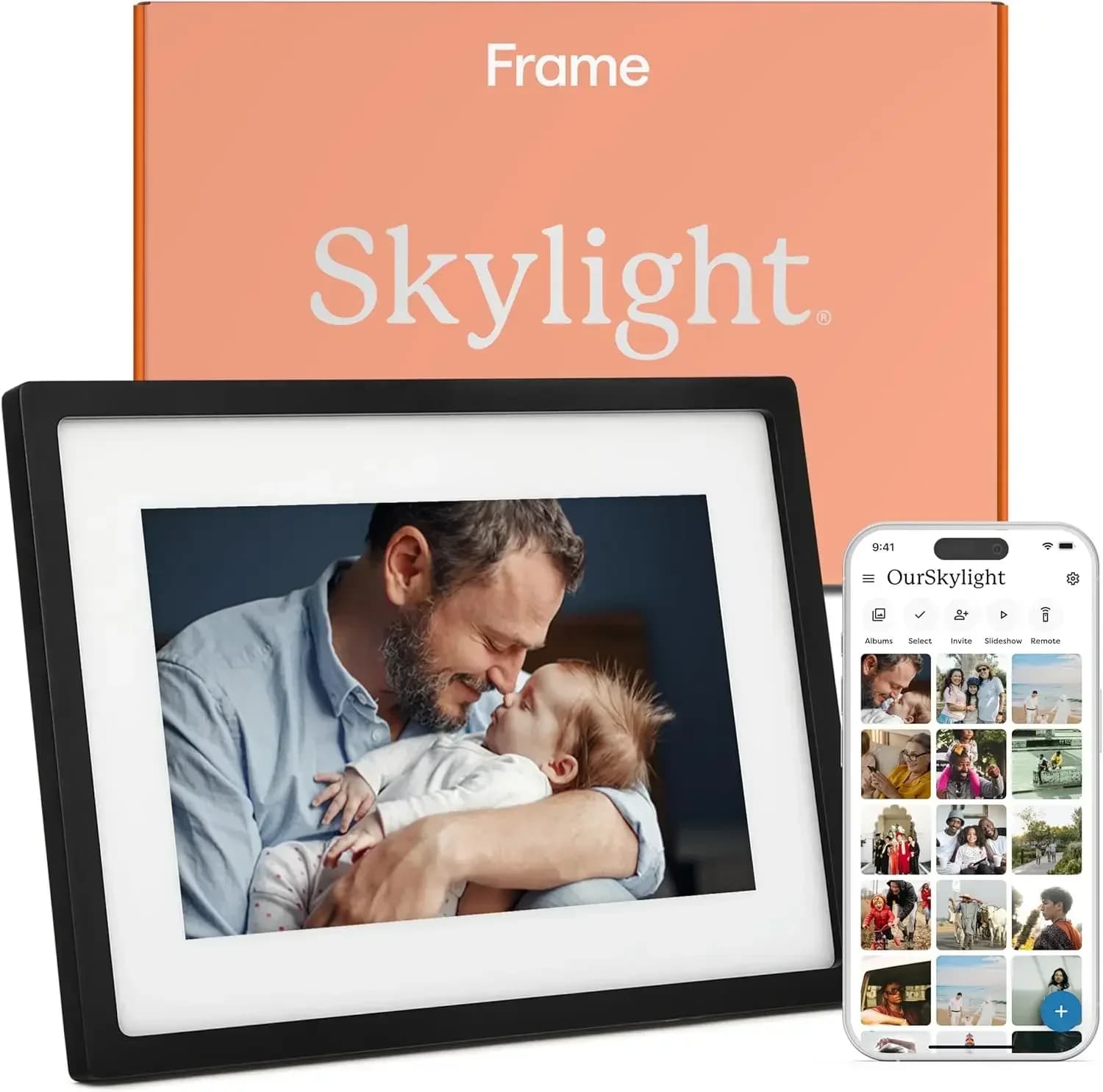 Frame – WiFi Digital Picture Frame Customer Support, Touch Screen Digital Photo Frame with Easy Setup, Photo Gifts for Parents a