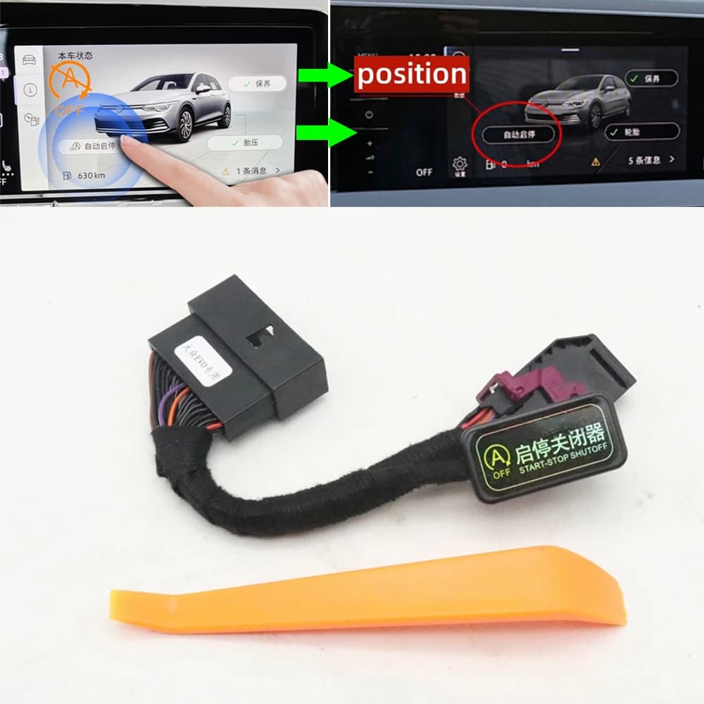 Auto A Off Canceller Start Stop Motore Eliminatore Cavo del Dispositivo Per VW Golf 8 Teramont Talagon Octavia Seat Cupra Formentor Leon