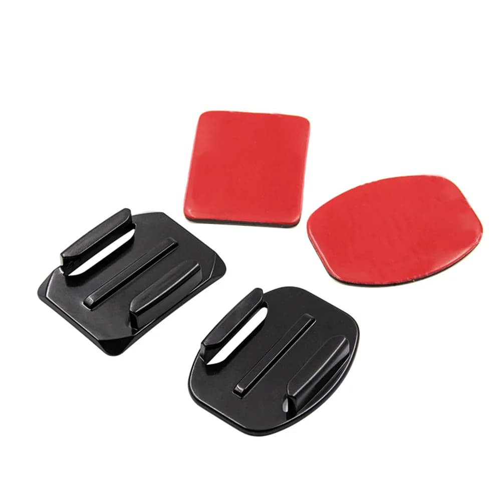 Supporti adesivi curvi piatti supporto adesivo per GoPro Hero 8 Black 9 7 5 Xiaomi Yi 4K Mijia SJCAM Action Camera Go Pro accessori