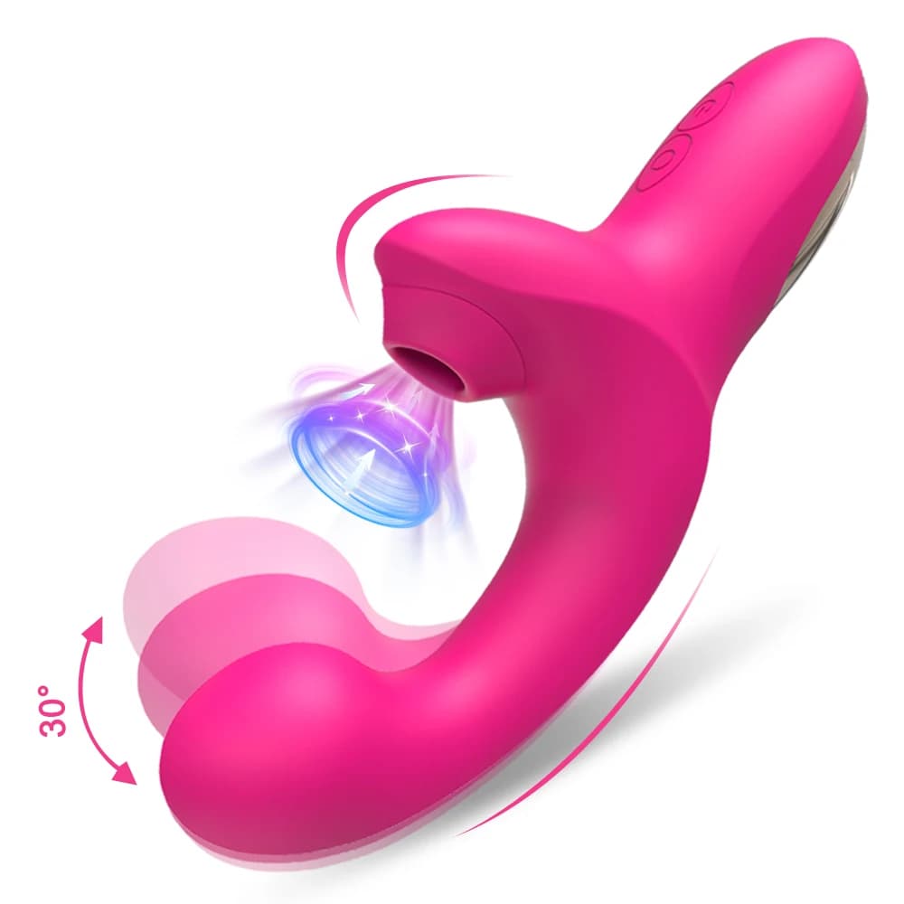 Altalena Dito Vibratore Clitoride Ventosa Wiggle G-Spot Vibratore Della Vagina Stimolatore Del Clitoride per Le Donne Masturbazione Femminile Giocattolo Del Sesso per Le Donne