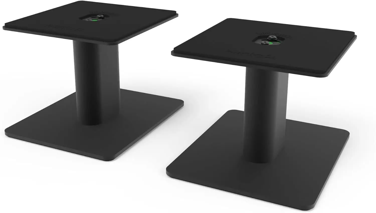 Supporti per Altoparlanti da Scrivania per Diffusori da Scaffale e Monitor da Studio, Altezza 6 Pollici, Coppia Nera