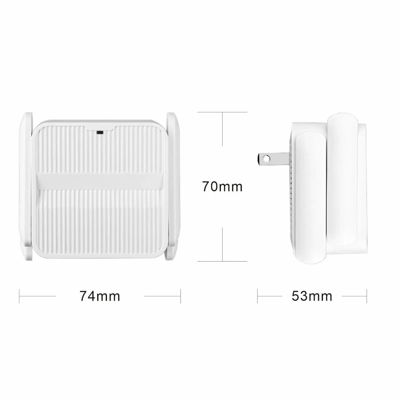 Ripetitore Dual Band 2.4G/5GWiFi 1200Mbps Range Extender di segnale wireless Amplificatore Wi-Fi Router Amplificatore di segnale a lungo raggio per la casa