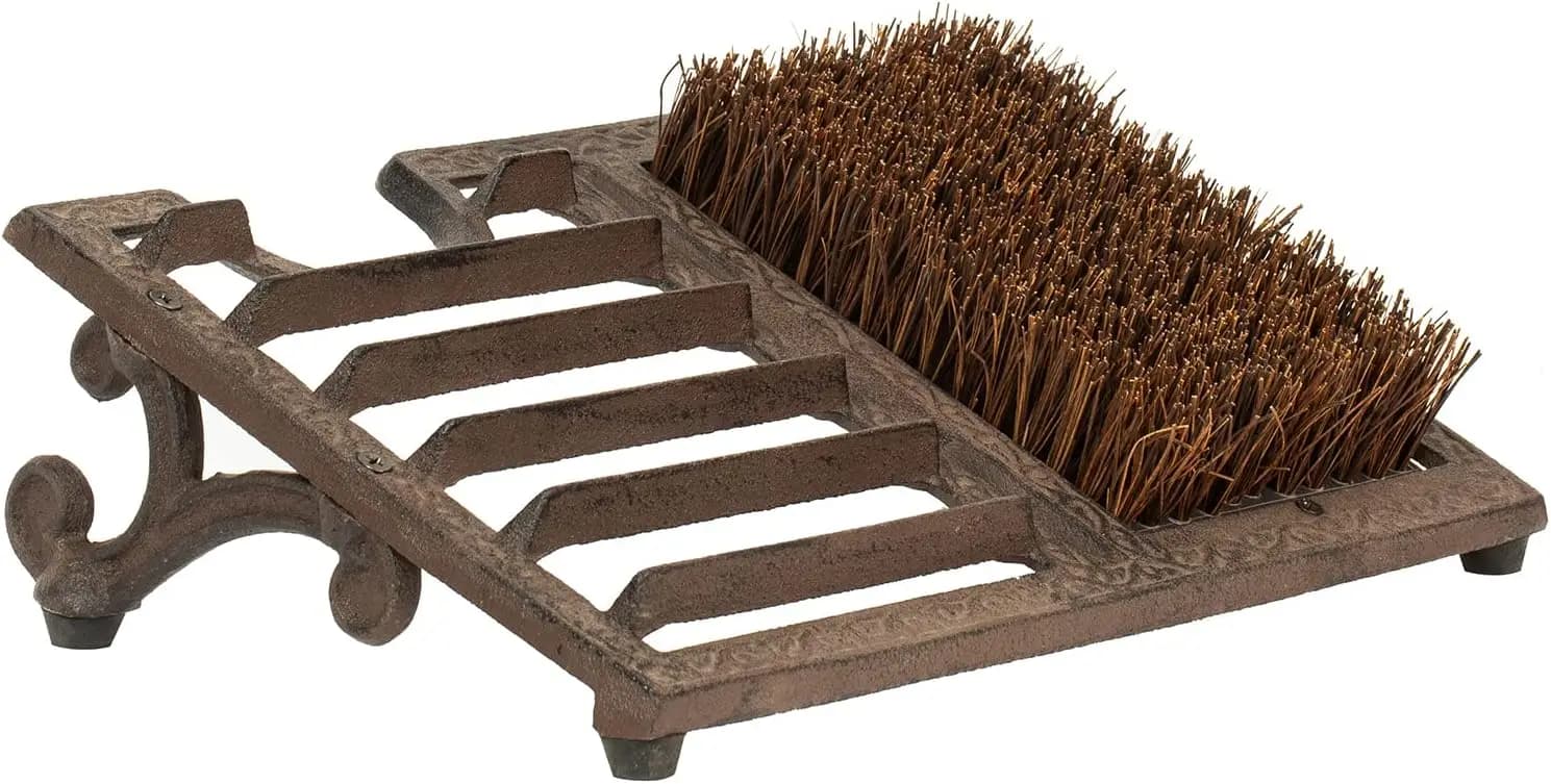 Spazzola Raschietto per Stivali da Esterno, Tappetino Raschietto per Scarpe in Ghisa Resistente, Spazzola Pulisci-Sporco per Stivali, Vintage