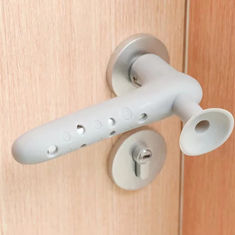 Manopole per porte Coperture protettive Anti-collisione Maniglia per porta in silicone Guanti Protezione Sicurezza per bambini Camera da letto domestica Soggiorno