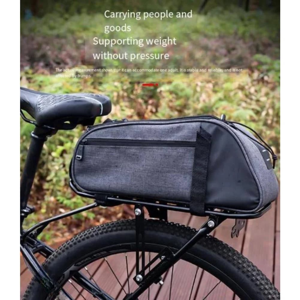 Portapacchi Posteriore per Bici con Freno a Disco in Lega di Alluminio, Porta Carico Resistente per Bicicletta, Accessori Ciclismo per Trasporto Pesante