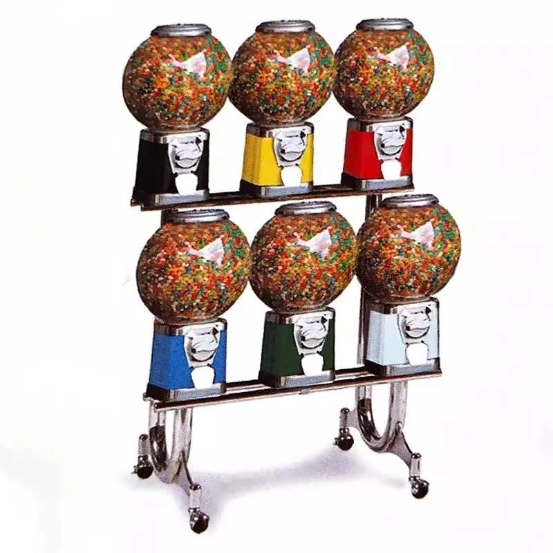 double-layer with rollers and brakes, and the mobile shelves of the pendulum night market are easy to move