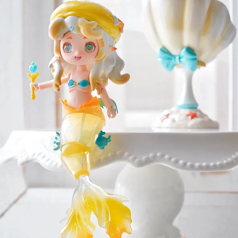 Series of Snodable Dolls Bjd Mermaid Island Original, Surprise Box, Mermaid Toy, Exquisite and Interesting Toys, Curtain Collection Statuettes