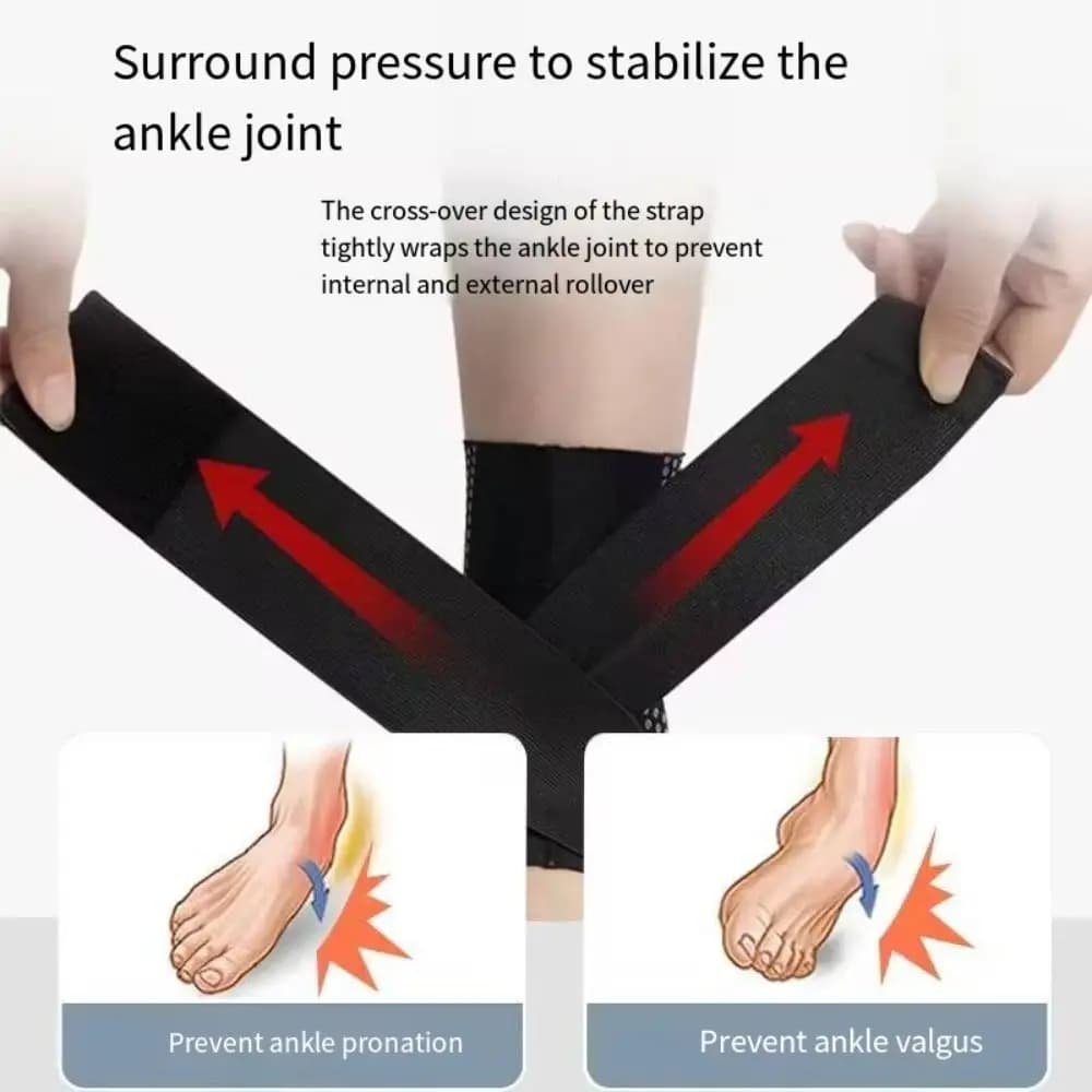 Spandex Tendon Support Joint Pain Ankle Brace Compression Support Sleeve Outdoor Sports Guard Sports Ankle Guard