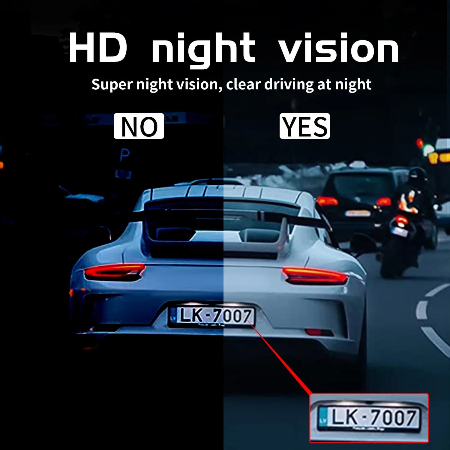 MSBest Modello 4K Doppia Lente Starvis 2 Visione Notturna Auto DVR Dash Cam Registratore Video Anteriore e Posteriore per Veicoli Blackbox con Garanzia di 3 Anni