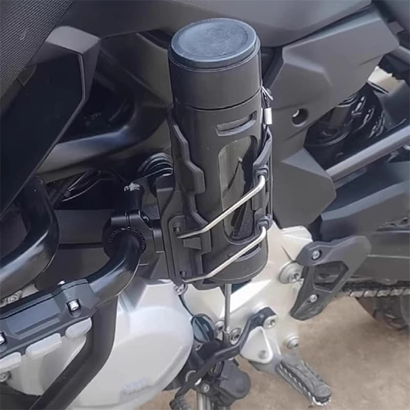 1 PCS 360 Degree Adjustable Bike Motorcycle Handlebar Cup Holder Cage For Water Bottle MTB Road Cycling ADV Motorbike Mount